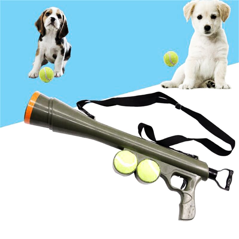Pet Toy Gun Training Dog Launcher Remote Quick Sight Educational Toy