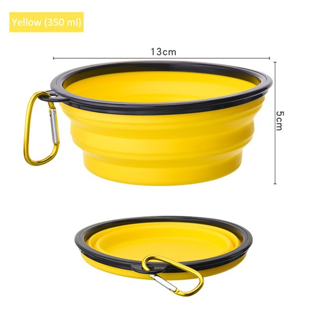 Foldable Dog Bowl Portable Silicone Large Water Food Bowl