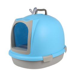 Round Fully Enclosed Pet Cat Litter Box