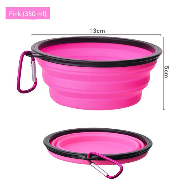 Foldable Dog Bowl Portable Silicone Large Water Food Bowl