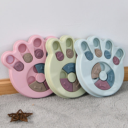 Interactive Dog Training Feeding Turntable Toy