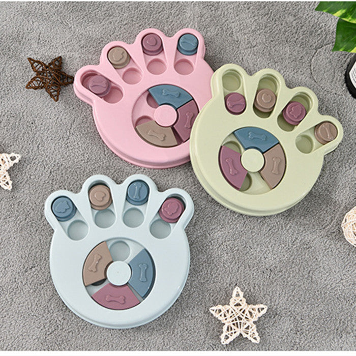 Interactive Dog Training Feeding Turntable Toy