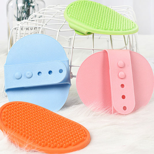 Pet Bath Brush Dog Cat Silicone Massage Comb