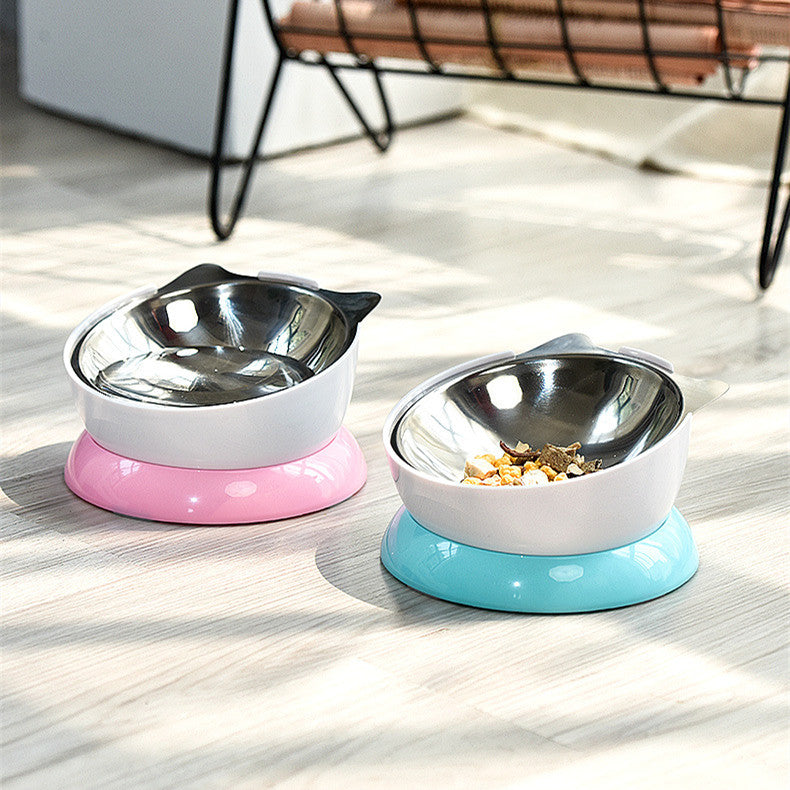 Stainless Steel Cat Bowl Dog Feeding Water Bowls