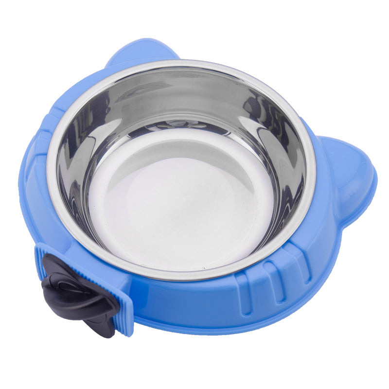 Cage Removable Hanging Pet Dog Cat Stainless Steel Food Water Bowls