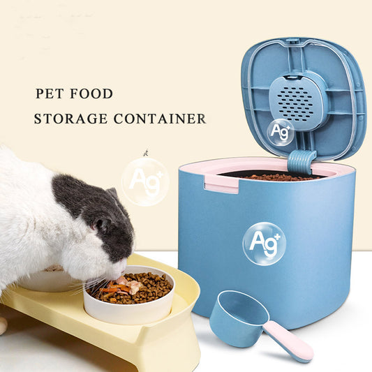 Cat Dog Pet Food Storage Container Busket