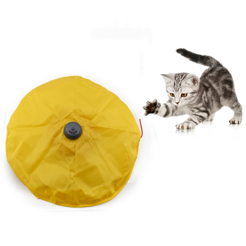 Cat Electric Toy Plastic Turntable Interactive Intelligence Toy
