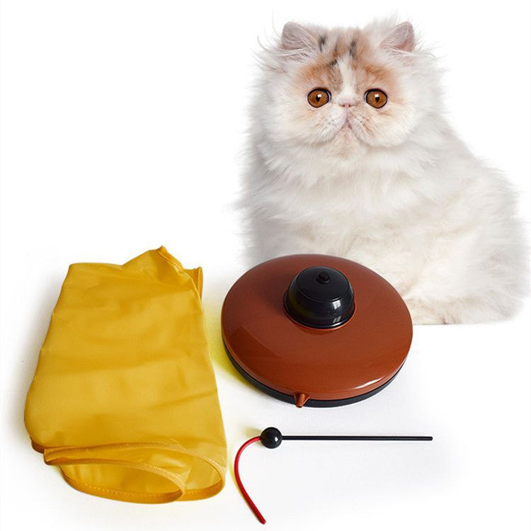 Cat Electric Toy Plastic Turntable Interactive Intelligence Toy