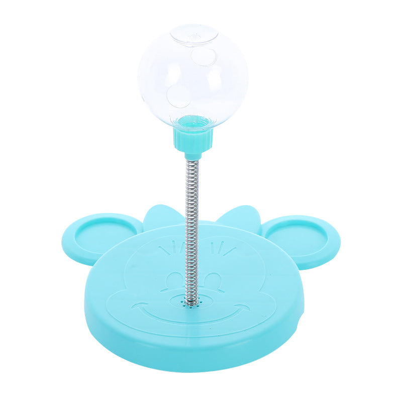 Cat Leaking Food Ball Self-Playing Tumbler Toys Funny Swing Feeder Stick