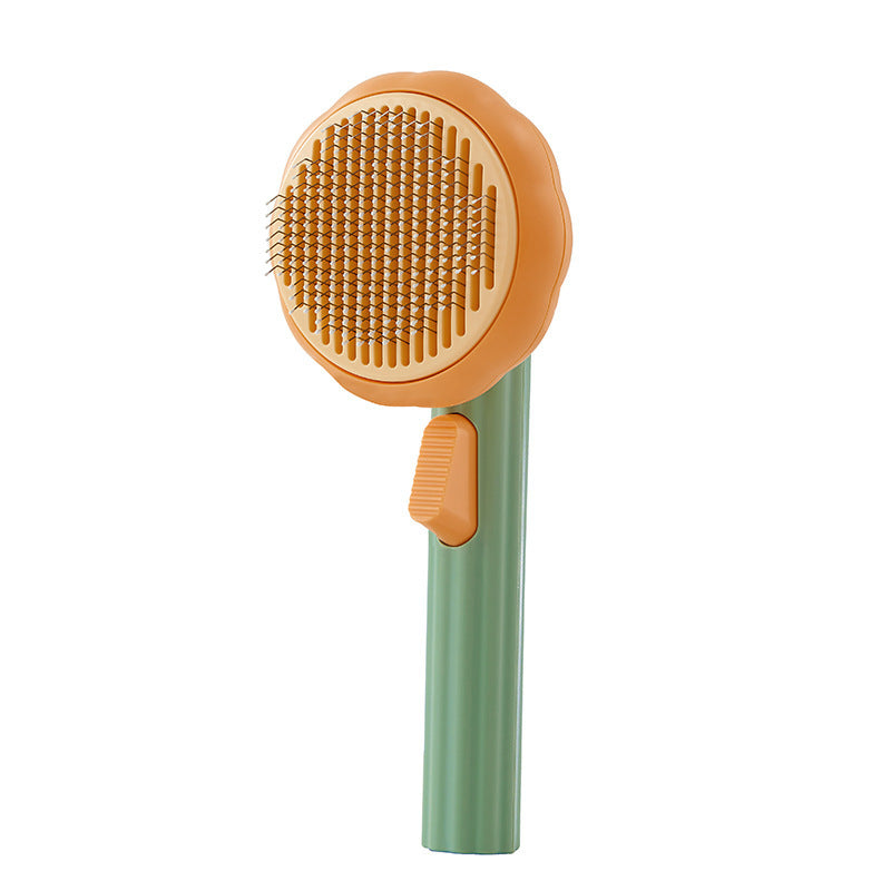 Pet Cat Brush Dog Comb Hair Emoval Self Cleaning Comb