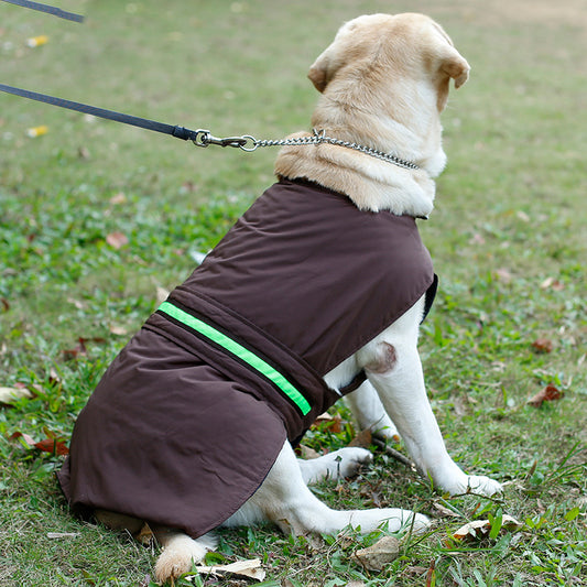 Waterproof Pet Dog Reflective Vest Winter Warm Jacket Clothes